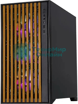 Компьютерный корпус Aerocool / Formula TimberLine T0 черный без БП mATX 6x120мм 6x140мм 2xUSB3.0 audio