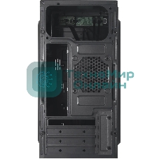 Компьютерный корпус Digma DCC-MN303 черный без БП mATX 1x80мм 2x120мм 1xUSB 2.0 1xUSB 3.0 audio