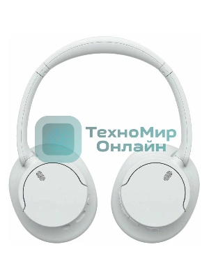 Беспроводные/проводные наушники Sony WH-CH720N белый, полноразмерные, Bluetooth + проводной, активное шумоподавление, до 35 ч
