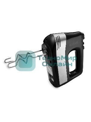 Миксер ручной Kitfort КТ-3072 500 Вт черно-серебристый