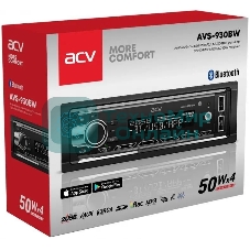 Автомагнитола ACV AVS-930BW, 1 DIN, Bluetooth, USB Type-A, AUX