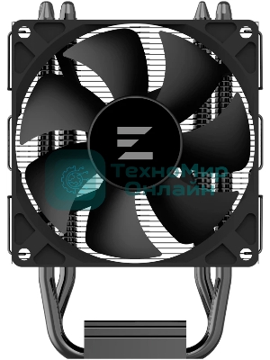 Кулер ZALMAN CNPS4X BLACK V2, 92мм FAN, 3 HEAT PIPES, 4-PIN PWM, 800-2000 RPM, 29DBA, HYDRO BEARING, LGA1851/1700, AM5/AM4, screw type installation