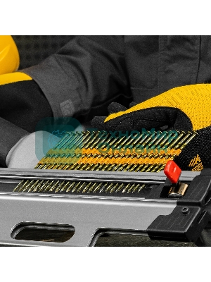 Гвозди Denzel для пнев. нейлера (крашен.), длина - 90 мм, диам. - 3,05 мм, 2000 шт.