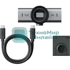 Веб-камера Logitech MX Brio черный 8.5Mpix (3840x2160) USB3.0 с микрофоном (960-001549)