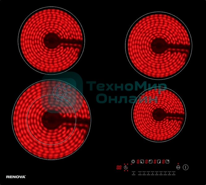 Электрическая варочная панель Renova TC-466L1BS1