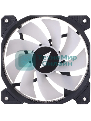 Вентилятор для корпуса 1STPLAYER F7R Black F7R-BK 120mm, 600-1800rpm, 56.34CFM, 36.99dBa, BULK