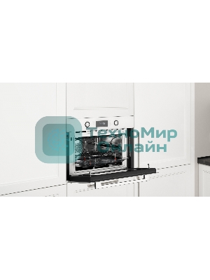 Духовой шкаф электрический Weissgauff OE 449 PDW белый, встраиваемый