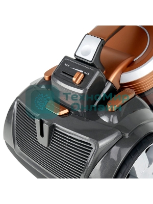 Пылесос Centek CT-2543 серый/бронзовый, 450/2400 Вт, уборка сухая, пылесборник контейнер 3 л