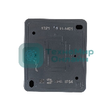 Выключатель ЭРА 11-1401-03 IP54, 10АХ-250В, ОУ, Эксперт, серый (16/160/2560)