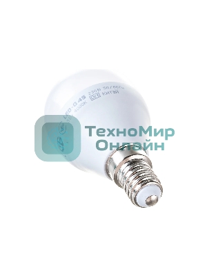 Лампа светодиодная IEK LLE-G45-5-230-40-E14 ECO G45 5Вт шар 4000К белый E14 450 лм 230-240В
