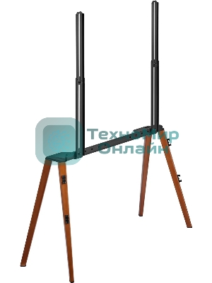 Подставка для телевизора Cactus CS-ST3646BKWN черный/орех, 49