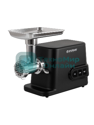 Мясорубка электрическая Endever Sigma-113 черный, 4500 Вт, 3 кг/мин, реверс, защита от перегрузки, металлический лоток, насадки - 5