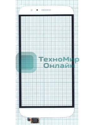 Сенсорное стекло (тачскрин) для Huawei G7 Plus, белое