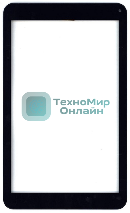 Сенсорное стекло (тачскрин) для Irbis TZ16, черное с рамкой