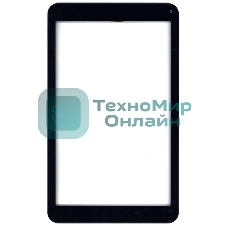 Сенсорное стекло (тачскрин) для Irbis TZ16, черное с рамкой