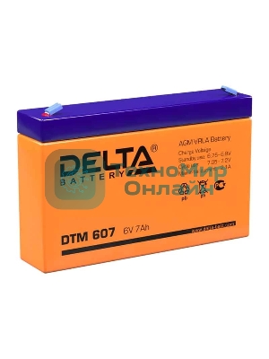 Батарея для ИБП Delta DTM 607 (6V, 7Ah)