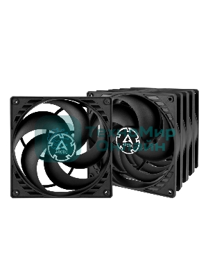 Вентилятор для корпуса Arctic P14 Value Pack черный, 140 мм, 1700 об/мин, 24.5 дБ, 3 pin