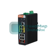 Коммутатор Dahua DH-IS4410-6GT-120 6G 4SFP 6PoE 120W управляемый