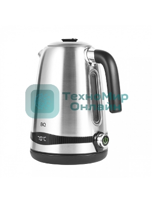 Чайник электрический BQ KT1724SW черный/стальной