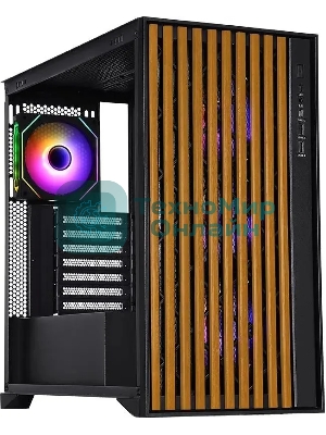 Компьютерный корпус Aerocool / Formula TimberLine T0 черный без БП mATX 6x120мм 6x140мм 2xUSB3.0 audio