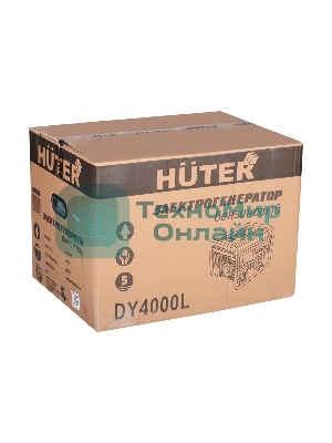 Электрогенератор бензиновый Huter DY4000L, 3.3 кВт, 68 дБ, 40.3 кг