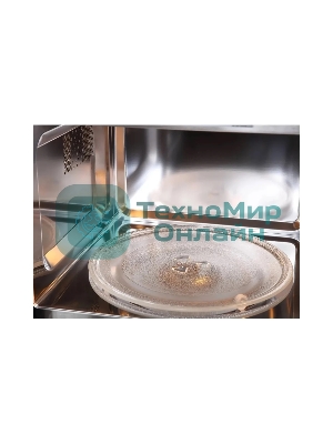 Микроволновая печь встраиваемая Evelux MW 20 X серебристый, 20 л, 700 Вт, переключатели - кнопки/поворотный механизм