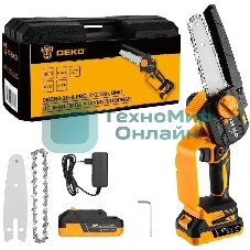 Пила цепная аккумуляторная DEKO DKCHS 20-6 PRO, 4