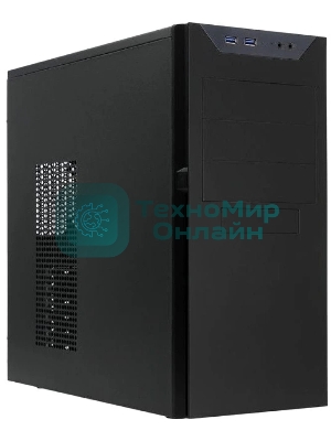 Компьютерный корпус Midi Tower Powerman/InWin BA833BK PM-600ATX-F U3.0*2+A(HD) Mid-ATX 6125674