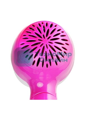 Фен Centek CT-2229 белый/розовый, 1200 Вт, компактный