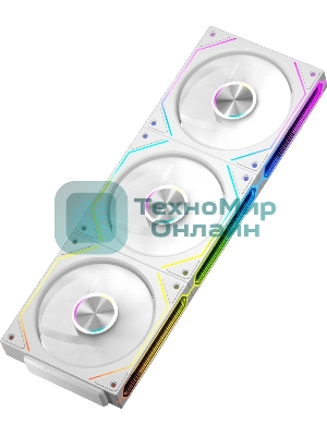 Вентилятор для корпуса PcCooler F3 X120R WH Reverse ARGB 120х120x25 белый 4-pin 28.4дБ (F3 X120R ARGB WH) Ret