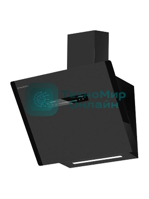 Вытяжка наклонная Maunfeld Falcon 60 Glass черная, 59.5 см, 1150 куб. м/ч, 54 дБ