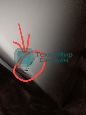 (Поврежденный товар) Холодильник Weissgauff WRK 2000 Full NoFrost Inverter White (Вмятина на верхней двери и сзади.)