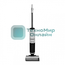 Пылесос вертикальный BQ VCA1002W белый/черный, питание от аккумулятора, 30 Вт, уборка влажная/сухая, пылесборник 0.75 л, бак для жидкости 0.85 л, работа от АКБ max 45 мин