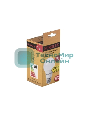 Лампа светодиодная EUROLUX LL-E-A60-7W-230-2