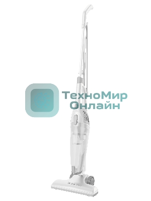 Пылесос вертикальный Topdevice CVC100 белый, питание от сети, 600 Вт, уборка сухая, пылесборник 1,2 л