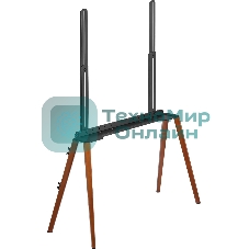 Подставка для телевизора Cactus CS-ST3646BKWN черный/орех, 49