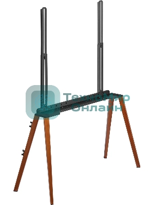 Подставка для телевизора Cactus CS-ST3646BKWN черный/орех, 49