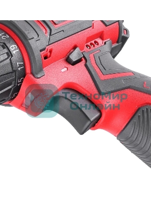 Дрель-шуруповерт аккумуляторная ПОБЕДА ДА-12П/1 Ли, 12 В, 2 Ач, аккумуляторная