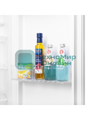 Холодильник Maunfeld MFF177NFWE белый двухкамерный 263/170л морозилка сбоку, No Frost, Side by Side