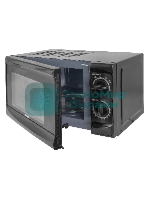 Микроволновая печь BBK 20MWS-706M/B черный, 20 л, 700 Вт, переключатели - поворотный механизм