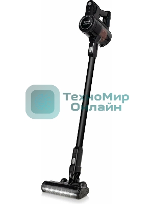 Пылесос вертикальный Gorenje SVC216FMLBKII черный, питание от аккумулятора, 25 Вт, уборка сухая, пылесборник 0.5 л, работа от АКБ max - 45 мин