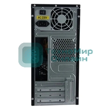 Компьютерный корпус MidiTower Powerman ES861 черный PM-450ATX 4*USB 2.0 Audio mATX