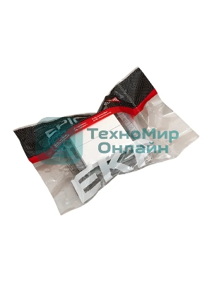 Механизм выключателя EKF UP1-SWW-21 двухклавишный, проходной, белый Эпика