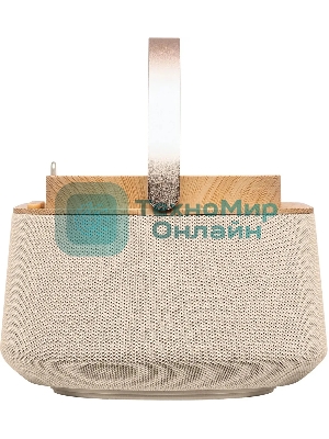 Колонка портативная BBK BTA2010 бежевый 10W 1.0 BT 10м 1800mAh