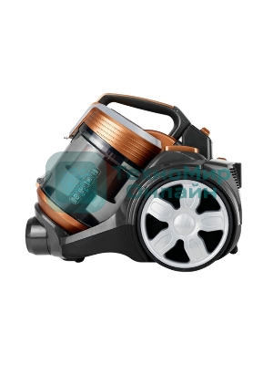 Пылесос Centek CT-2543 серый/бронзовый, 450/2400 Вт, уборка сухая, пылесборник контейнер 3 л