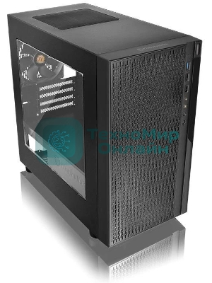 Компьютерный корпус Thermaltake Versa H18 Window черный без БП mATX 2xUSB 2.0 1xUSB 3.0 audio bott PSU