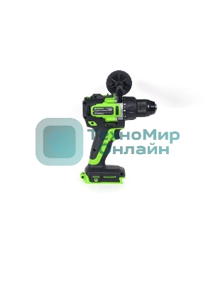 Дрель-шуруповерт аккумуляторная Greenworks GD24DD90 24V, 90 Нм, бесщеточная, 45/90Нм,2х4Ач,ЗУ,кор 3707507CUD