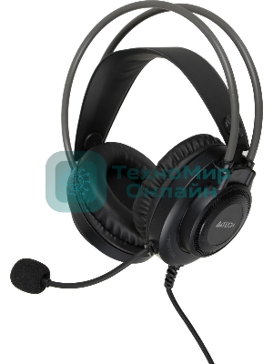 Гарнитура A4Tech Fstyler FH200U серый, проводная
