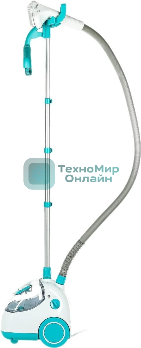 Отпариватель Kitfort КТ-957 белый/бирюзовый, 1500 Вт, 25 г/мин, 1900 мл
