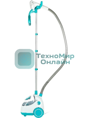 Отпариватель Kitfort КТ-957 белый/бирюзовый, 1500 Вт, 25 г/мин, 1900 мл